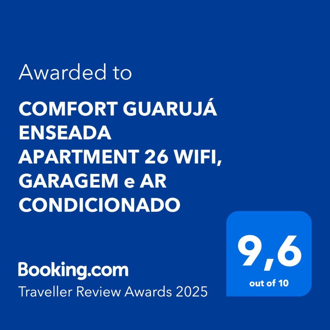 Comfort Guaruja Enseada Apartment 26 Wifi, Garagem E Ar Condicionado Eksteriør bilde